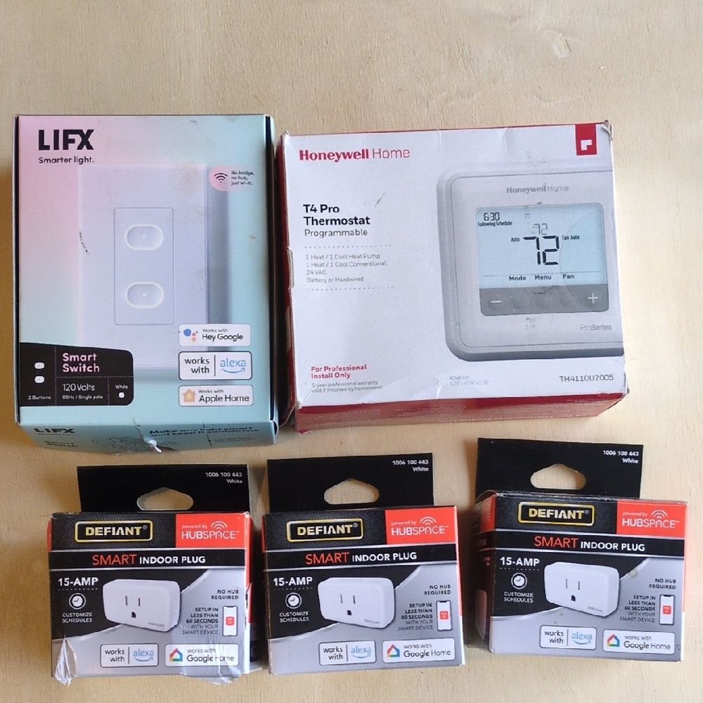 LIFX Smart Switch and Honeywell Thermostat Bundle